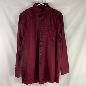 ‼️MOVING SALE‼️ Arrow Deep Burgundy Wine Button Down Shirt No Iron